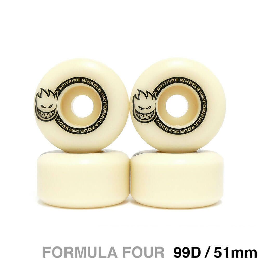 SPITFIRE WHEEL スピットファイヤー ウィール FORMULA FOUR (F4) TABLETS 99D LIL SMOKIES 51mm スケートボード スケボー