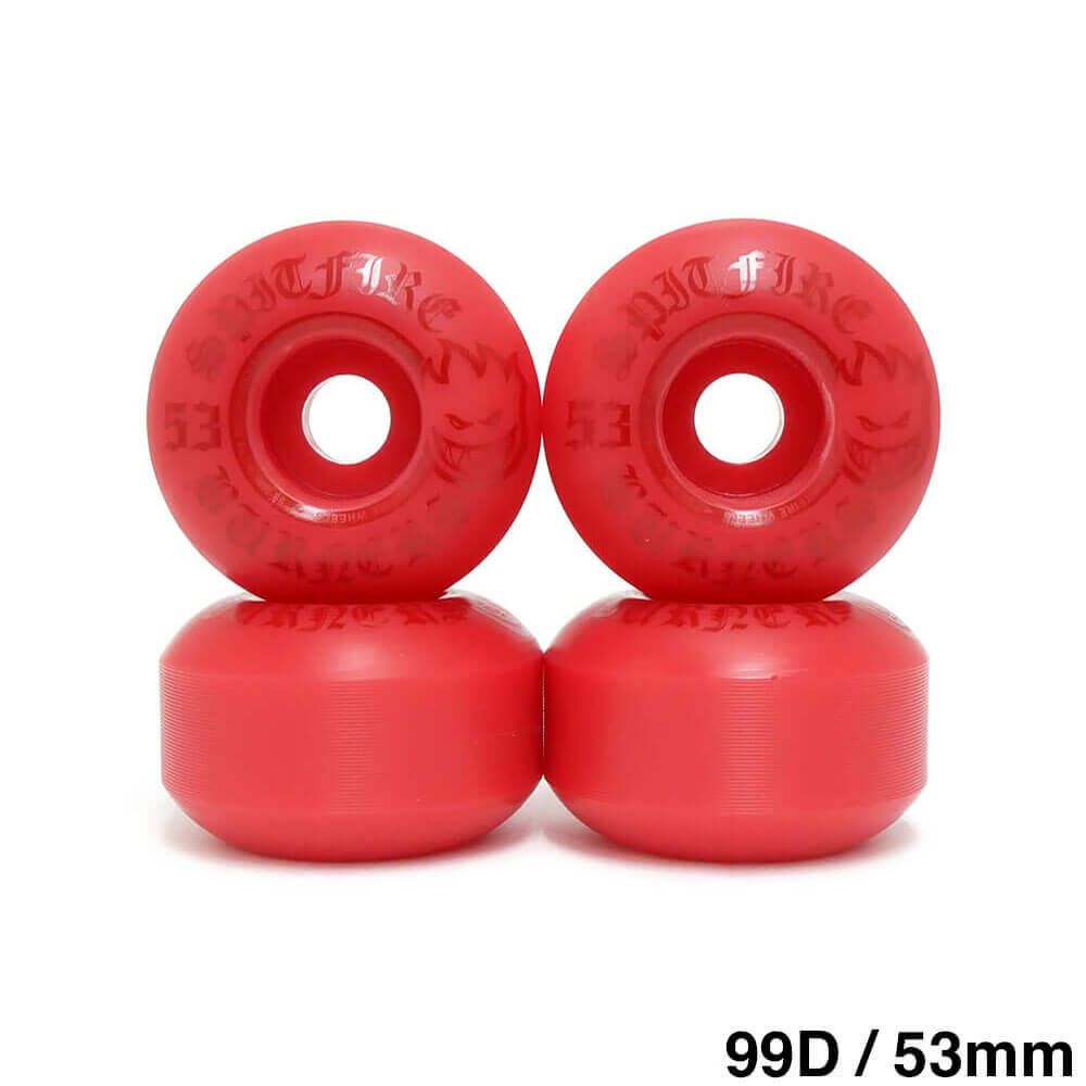 SPITFIRE WHEEL スピットファイヤー ウィール BURNERS 赤 53mm スケートボード スケボー