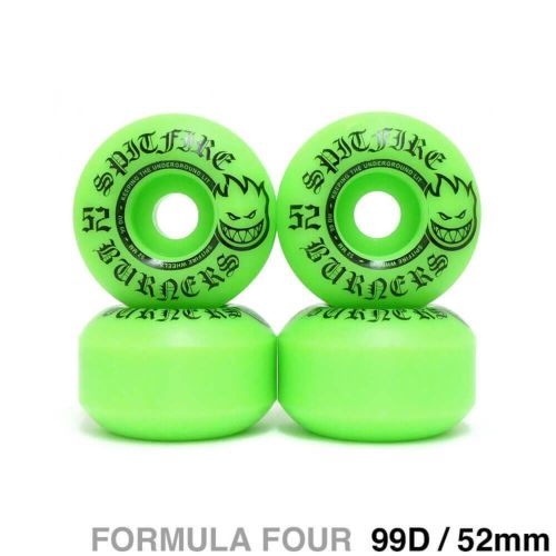 SPITFIRE WHEEL スピットファイヤー ウィール BURNERS 緑 52mm スケートボード スケボー