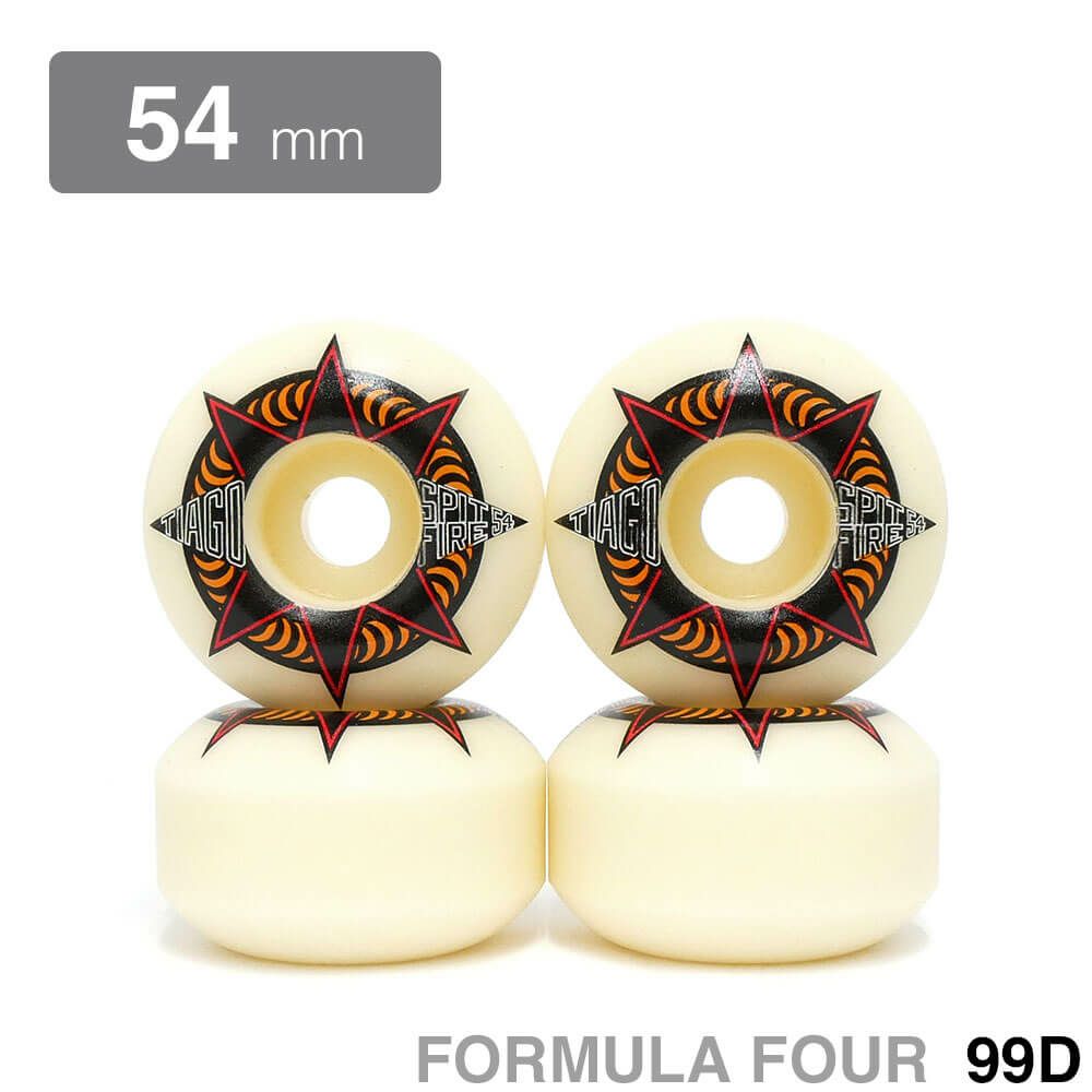 SPITFIRE WHEEL スピットファイヤー ウィール FORMULA FOUR (F4) CLASSIC 99D TIAGO LEMOS AURE SHOT 54mm スケートボード スケボー