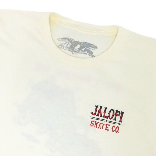 ANTIHERO T-SHIRT アンチヒーロー Tシャツ JALOPI RETURNS CREAM スケートボード スケボー 2