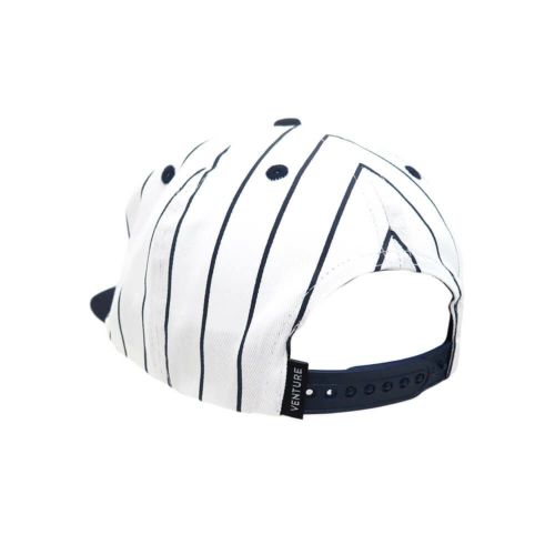 VENTURE CAP ベンチャー キャップ BRONZE 56K x VENTURE PICK UP 5P SNAPBACK WHITE/NAVY スケートボード スケボー 2