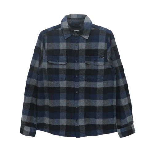  INDEPENDENT LONG SLEEVE インディペンデント 長袖シャツ BELMONT FLANNEL SHIRTS NAVY スケートボード スケボー 