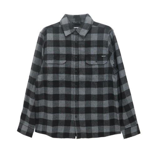  INDEPENDENT LONG SLEEVE インディペンデント 長袖シャツ BELMONT FLANNEL SHIRTS GREY スケートボード スケボー 