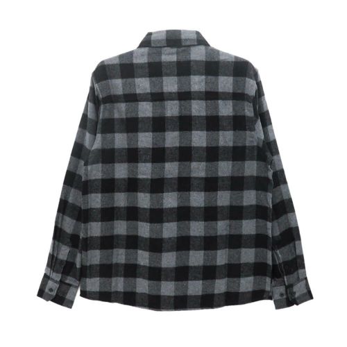  INDEPENDENT LONG SLEEVE インディペンデント 長袖シャツ BELMONT FLANNEL SHIRTS GREY スケートボード スケボー 4