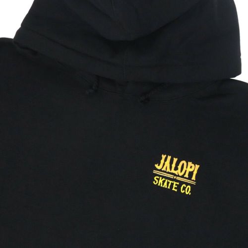 ANTIHERO HOOD アンチヒーロー パーカー JALOPI STOP POLLUTION BLACK スケートボード スケボー 2