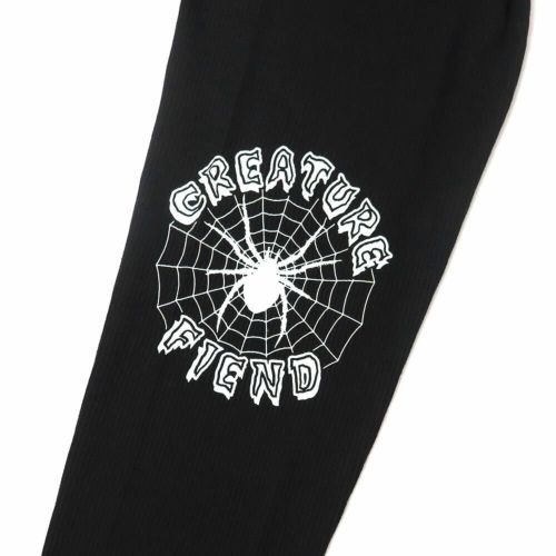  CREATURE LONG SLEEVE クリーチャー ロングスリーブTシャツ WEB THERMAL BLACK スケートボード スケボー 2