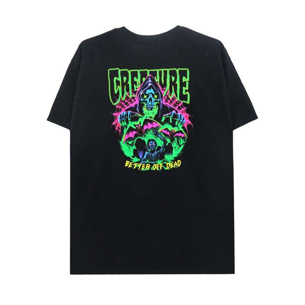 CREATURE T-SHIRT クリーチャー Tシャツ HELLBOUND BLACK スケートボード スケボー 