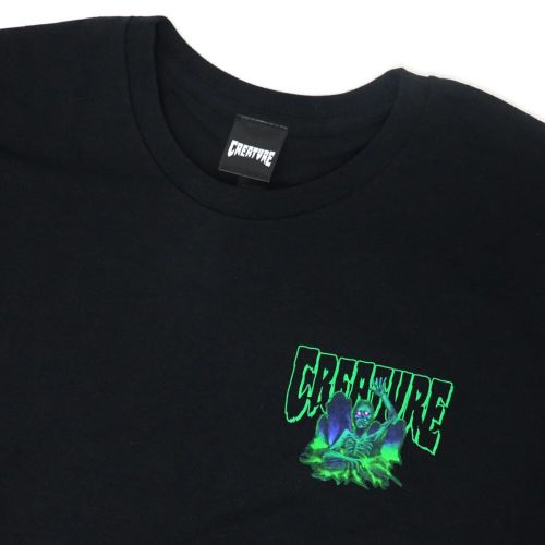 CREATURE T-SHIRT クリーチャー Tシャツ HELLBOUND BLACK スケートボード スケボー 2