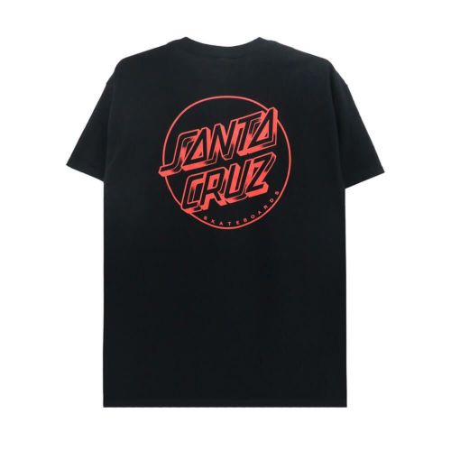 SANTA CRUZ T-SHIRT サンタクルーズ Tシャツ DRESSEN ROSE DAGGER OPUS BLACK スケートボード スケボー 