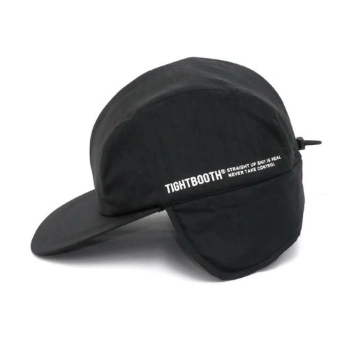 TIGHTBOOTH（TBPR）CAP タイトブース キャップ EAR FLAP CAMP BLACK スケートボード スケボー 2