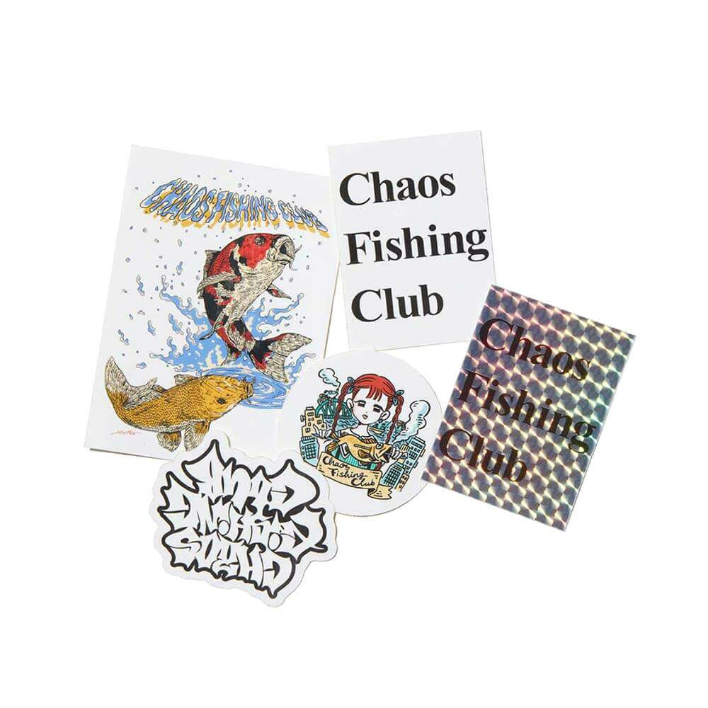 CHAOS FISHING CLUB STICKER PACK カオスフィッシングクラブ ステッカーパック STICKER SET スケートボード スケボー