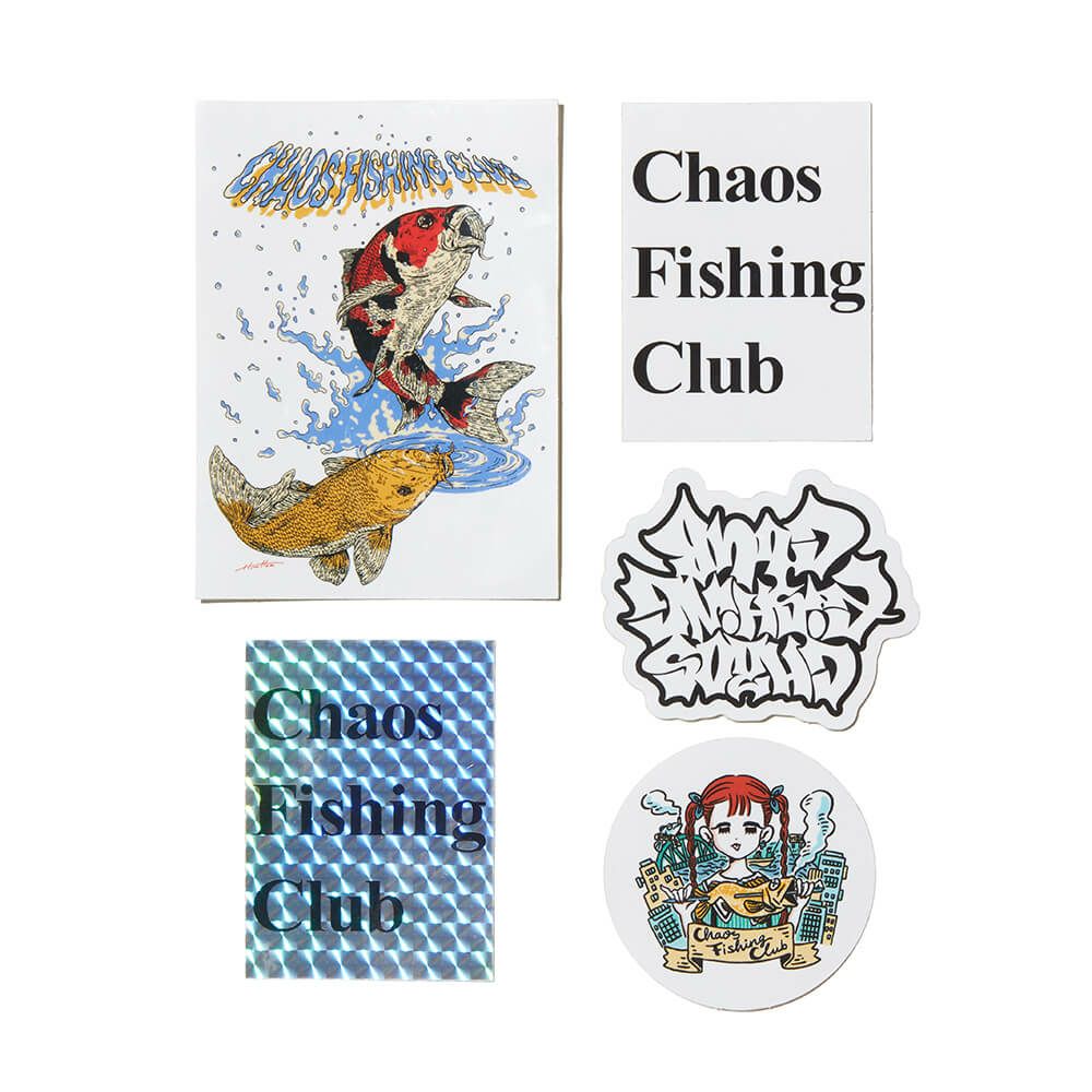 CHAOS FISHING CLUB STICKER PACK カオスフィッシングクラブ ステッカーパック STICKER SET スケートボード スケボー　1