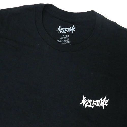 WELCOME T-SHIRT ウェルカム Tシャツ SLOTH BLACK スケートボード スケボー 2