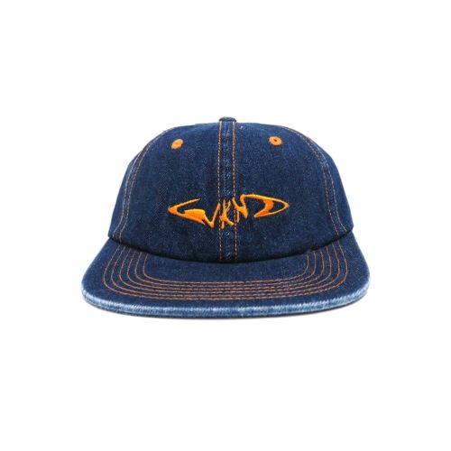  WKND CAP ウィークエンド キャップ FISHBONE 6 PANEL SNAPBACK BLUE DENIM スケートボード スケボー 1