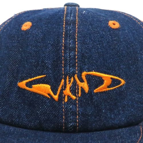  WKND CAP ウィークエンド キャップ FISHBONE 6 PANEL SNAPBACK BLUE DENIM スケートボード スケボー 4