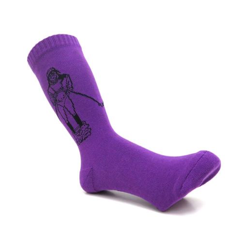 WHIMSY SOCKS ウィムジー ソックス 靴下 TAKE ME SKI PURPLE スケートボード スケボー 