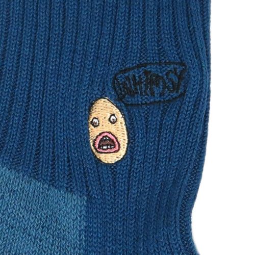 WHIMSY SOCKS ウィムジー ソックス 靴下 EMJAY DEEP BLUE スケートボード スケボー 4