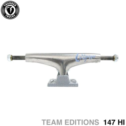 THUNDER TRUCK サンダー トラック TEAM EDITIONS BRAD CROMER BEHAVIOUR 147 HI シルバー/グレー スケートボード スケボー