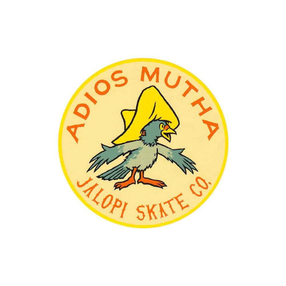 ANTIHERO STICKER アンチヒーロー ステッカー ADIOS YELLOW スケートボード スケボー