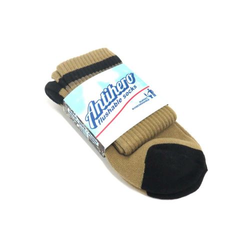 ANTIHERO SOCKS アンチヒーロー ソックス 靴下 BASIC PIGEON EMB BROWN/BLACK スケートボード スケボー 5