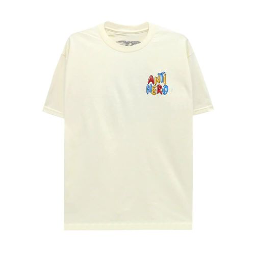 ANTIHERO T-SHIRT アンチヒーロー Tシャツ BOZOS PREMIUM CREAM スケートボード スケボー 1