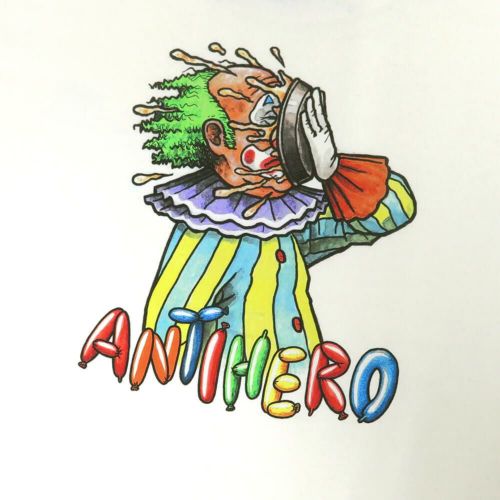 ANTIHERO T-SHIRT アンチヒーロー Tシャツ BOZOS PREMIUM CREAM スケートボード スケボー 3