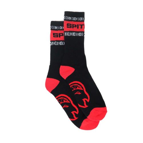 SPITFIRE SOCKS スピットファイヤー ソックス 靴下 CLASSIC 87 BIGHEAD 3 PACK BLACK/WHITE/RED スケートボード スケボー 3