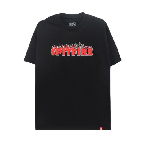  SPITFIRE T-SHIRT スピットファイヤー Tシャツ DEMONSEED SCRIPT BLACK スケートボード スケボー 