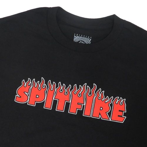  SPITFIRE T-SHIRT スピットファイヤー Tシャツ DEMONSEED SCRIPT BLACK スケートボード スケボー 1