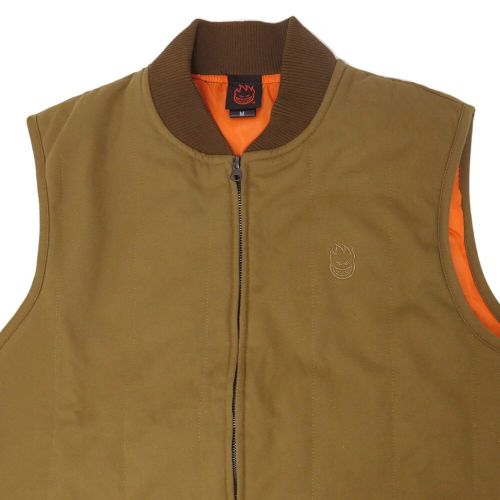 SPITFIRE JACKET スピットファイヤー ジャケット BIGHEAD VEST TAN スケートボード スケボー 1