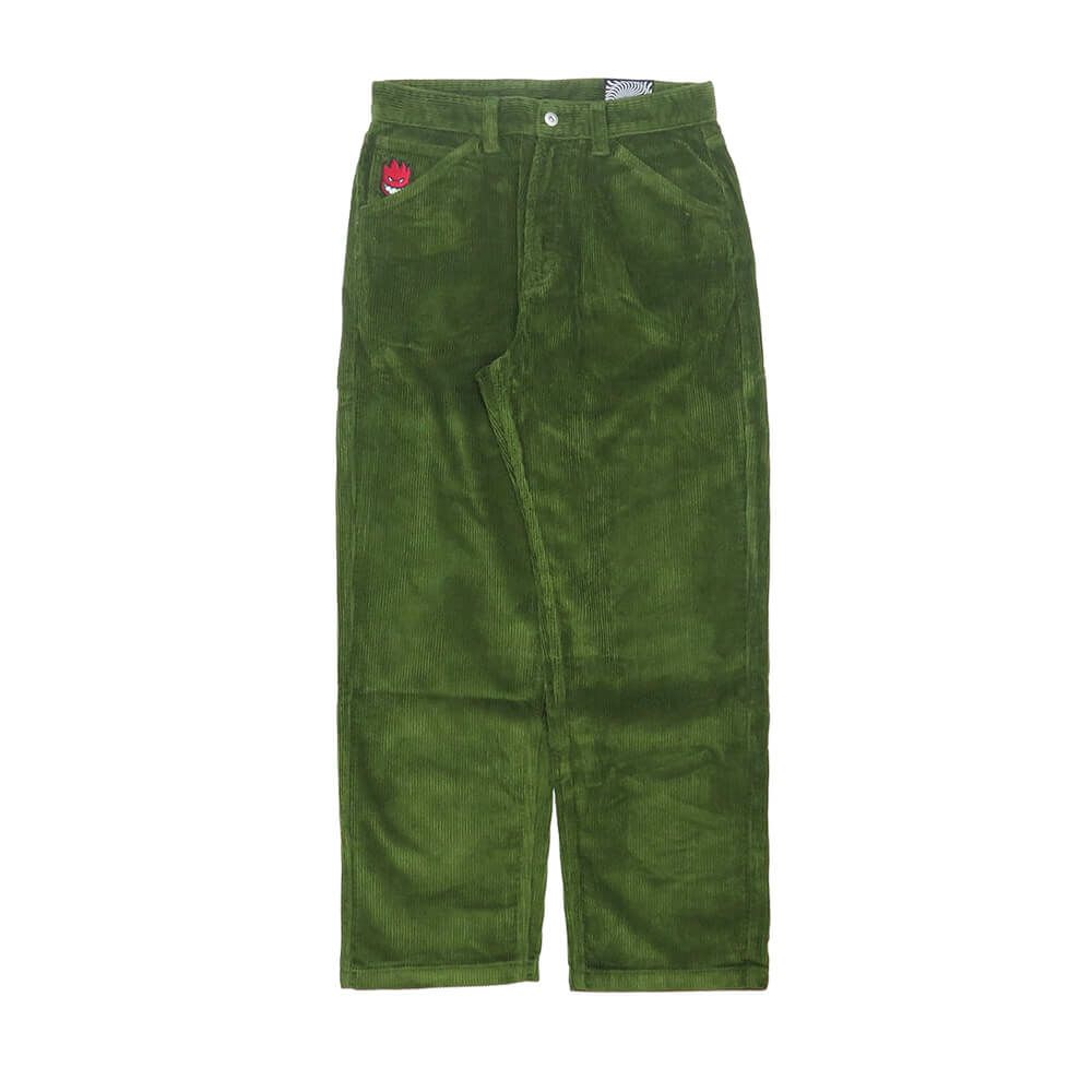 SPITFIRE PANTS スピットファイヤー パンツ ジーンズ BIGHEAD FILL CORDUROY OLIVE スケートボード スケボー 