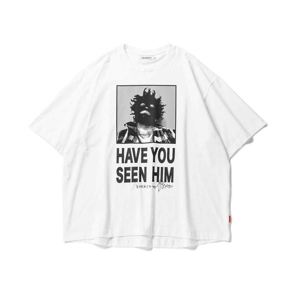 TIGHTBOOTH（TBPR）T-SHIRT タイトブース Tシャツ TIGHTBOOTH x KILLER BONG HAVE YOU SEEN HIM T-SHIRT WHITE スケートボード スケボー