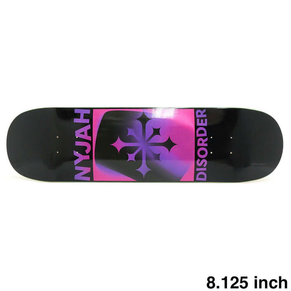 DISORDER DECK ディスオーダー デッキ NYJAH HUSTON GRADIENT 8.125 スケートボード スケボー
