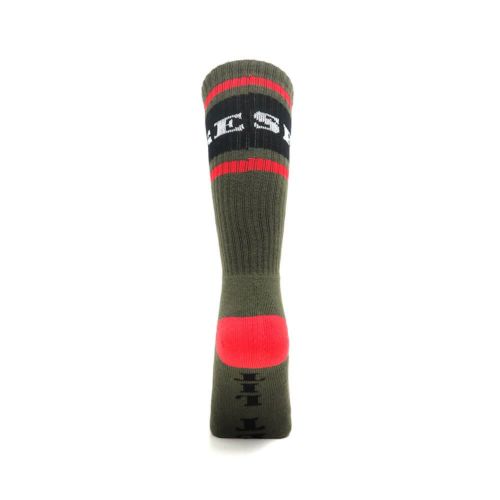 SPITFIRE SOCKS スピットファイヤー ソックス 靴下 CLASSIC 87 BIGHEAD OLIVE/BLACK/RED スケートボード スケボー 2