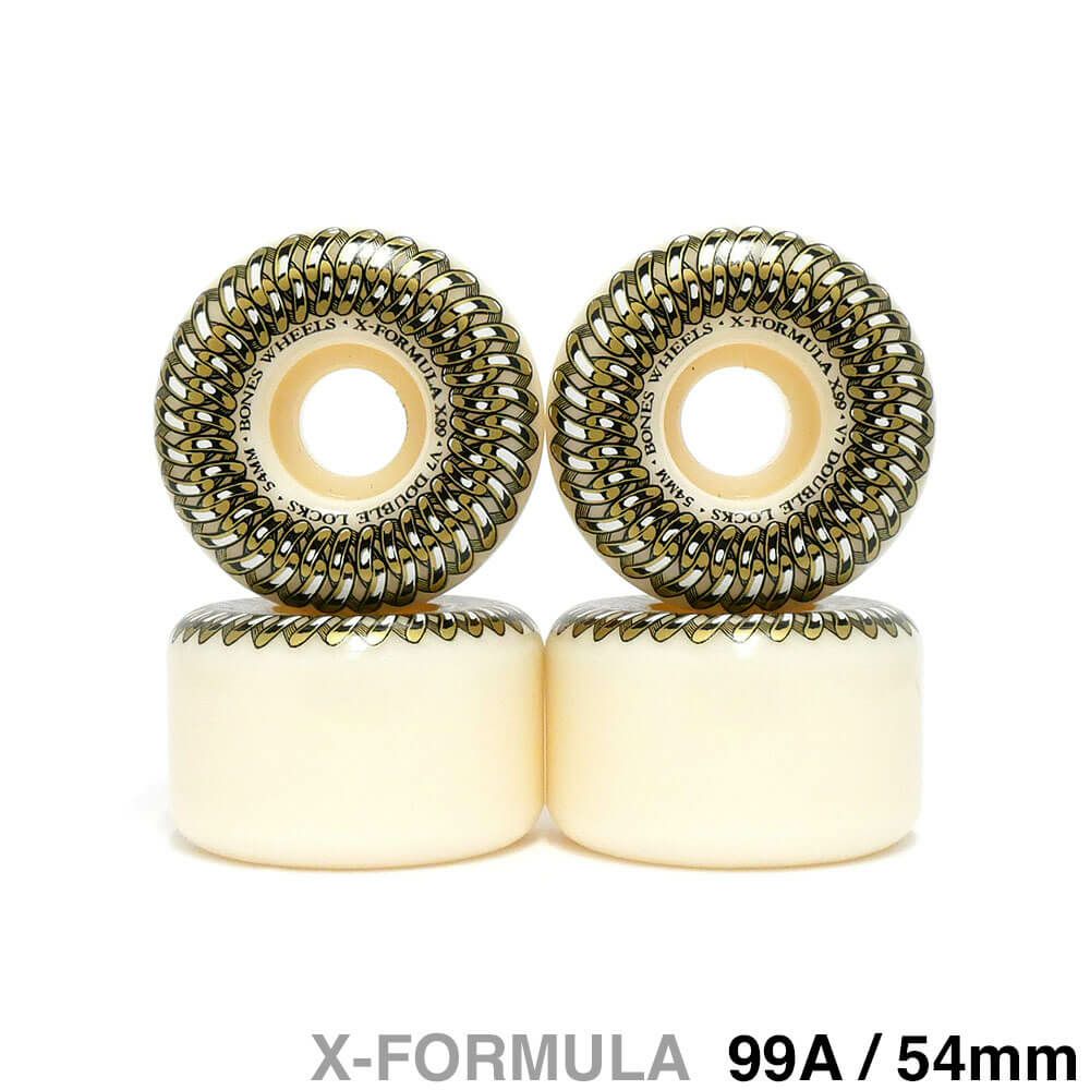 BONES WHEEL ボーンズ ウィール X-FORMULA V7（DOUBLE LOCKS）99A 54mm スケートボード スケボー