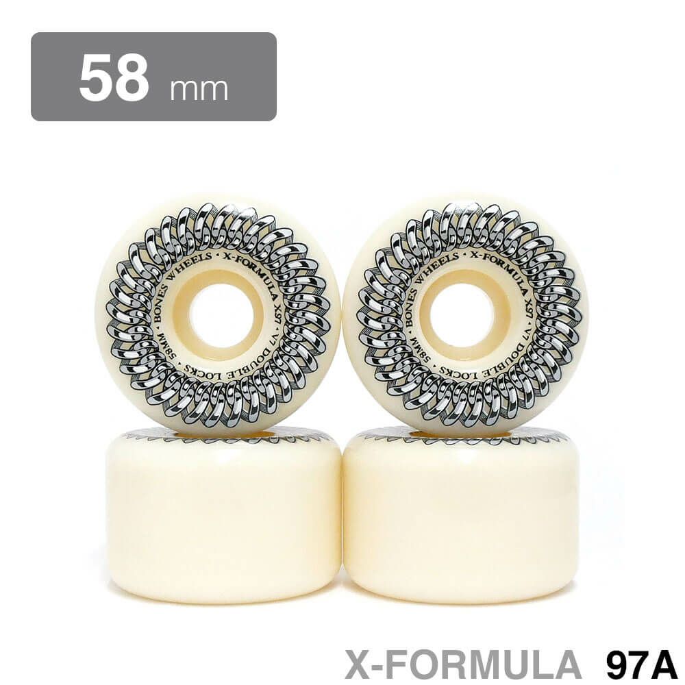 BONES WHEEL ボーンズ ウィール X-FORMULA V7（DOUBLE LOCKS）97A 58mm スケートボード スケボー