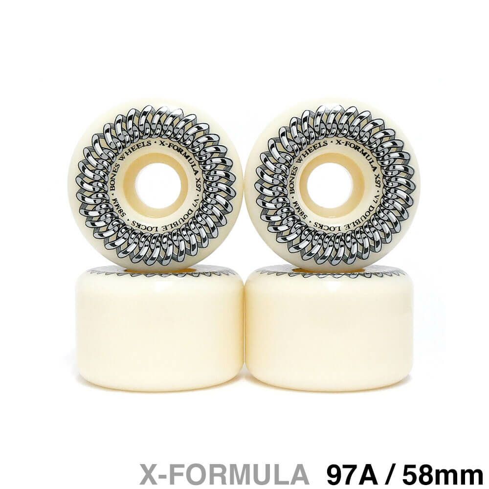 BONES WHEEL ボーンズ ウィール X-FORMULA V7（DOUBLE LOCKS）97A 58mm スケートボード スケボー
