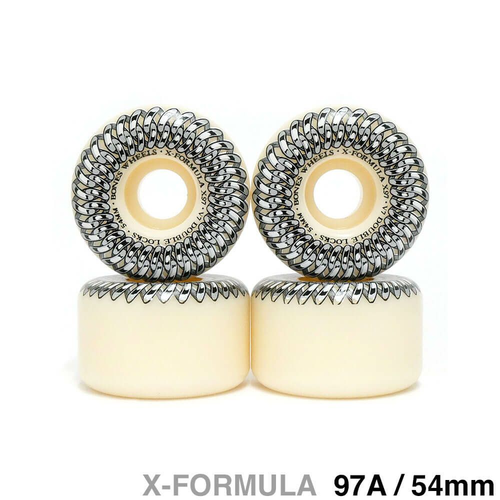 BONES WHEEL ボーンズ ウィール X-FORMULA V7（DOUBLE LOCKS）97A 54mm スケートボード スケボー