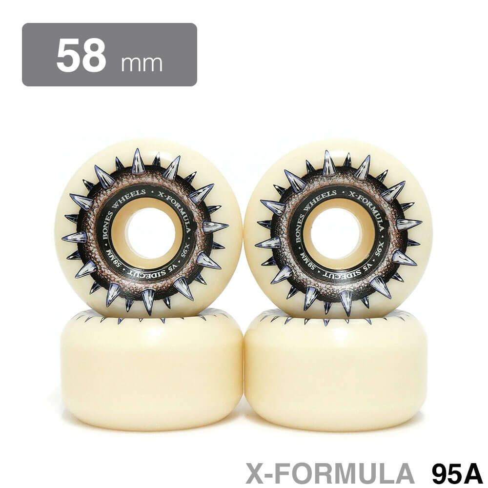 BONES WHEEL ボーンズ ウィール X-FORMULA V5（SIDECUT）95A STREET CLEATS 58mm スケートボード スケボー