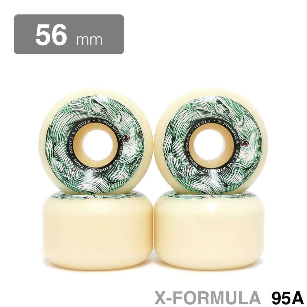 BONES WHEEL ボーンズ ウィール X-FORMULA V6（WIDE-CUT）95A MONEY BUNNY 56mm スケートボード スケボー