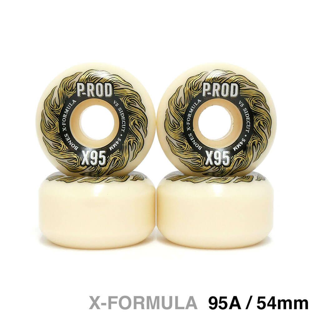 BONES WHEEL ボーンズ ウィール X-FORMULA V5（SIDECUT）95A PAUL RODRIGUEZ（P-ROD） 54mm スケートボード スケボー
