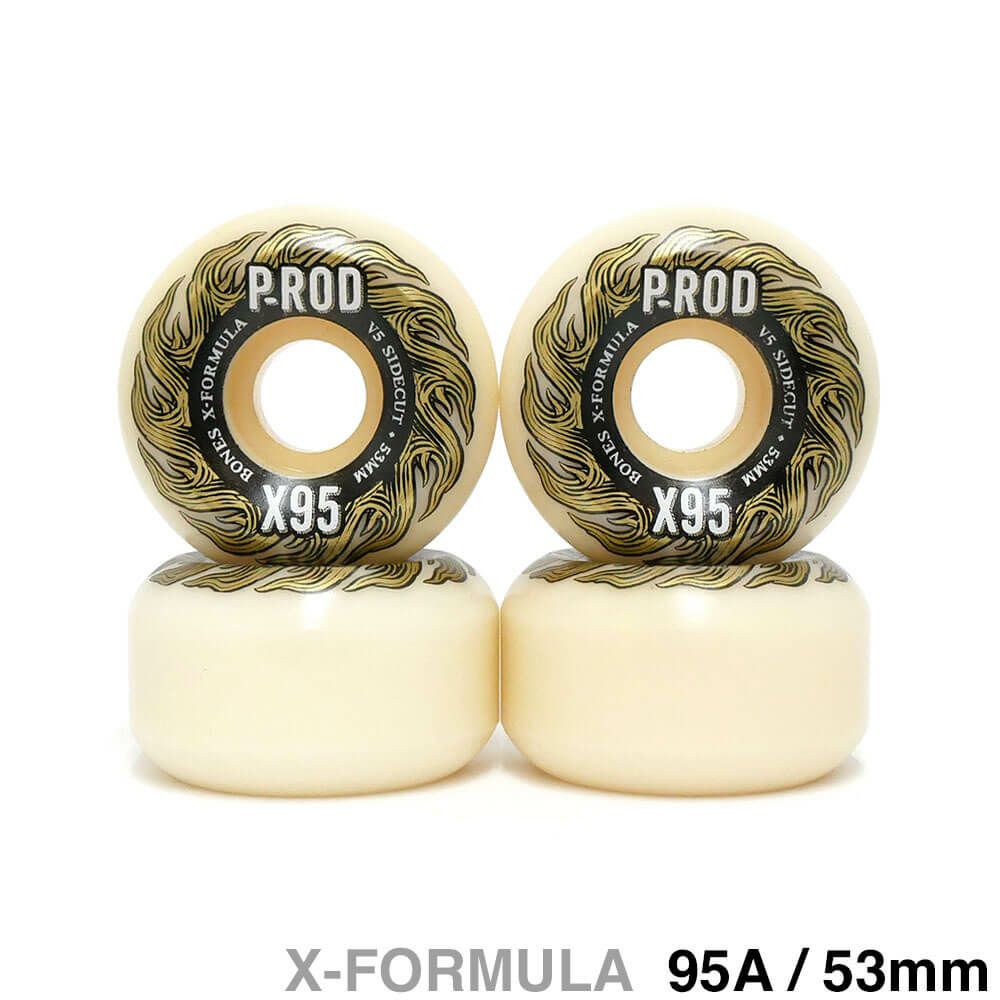 BONES WHEEL ボーンズ ウィール X-FORMULA V5（SIDECUT）95A PAUL RODRIGUEZ（P-ROD） 53mm スケートボード スケボー