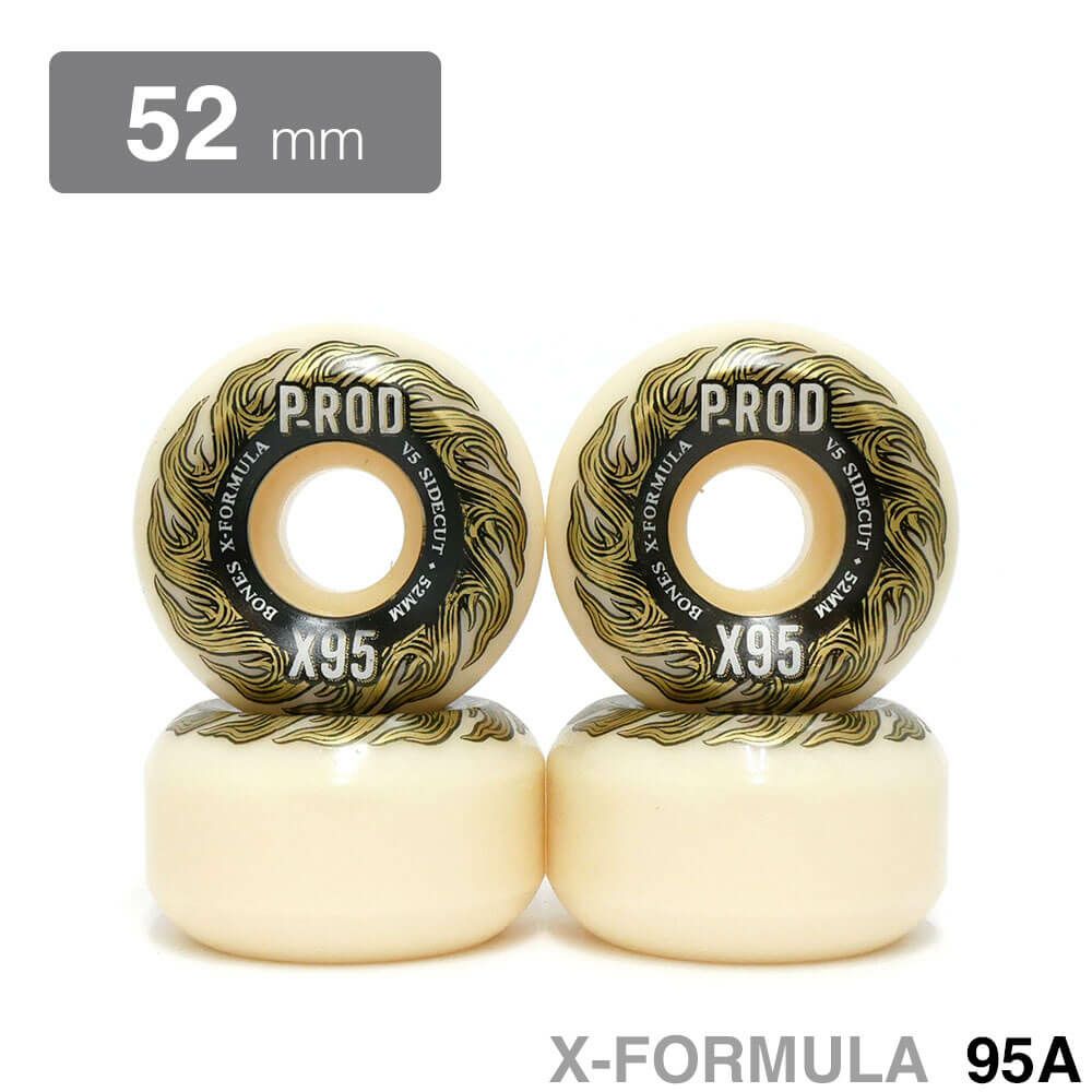 BONES WHEEL ボーンズ ウィール X-FORMULA V5（SIDECUT）95A PAUL RODRIGUEZ（P-ROD） 52mm スケートボード スケボー