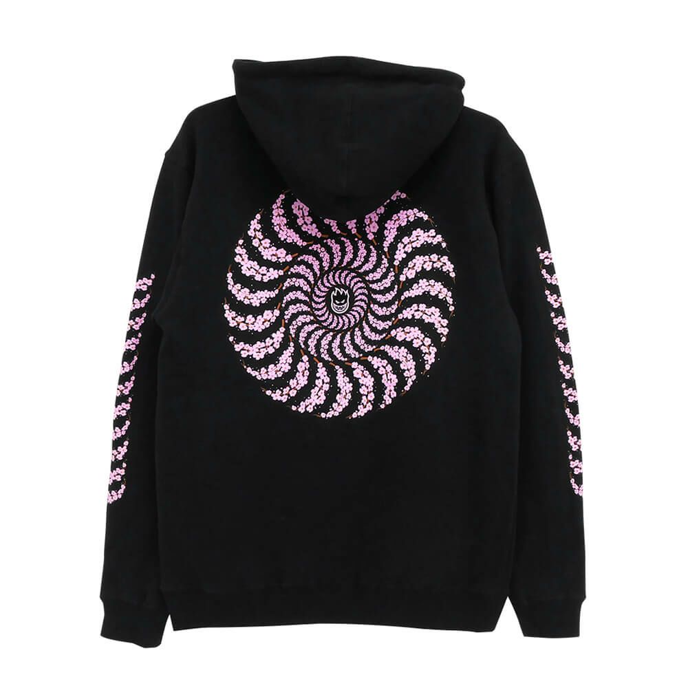 SPITFIRE HOOD スピットファイヤー パーカー YUTO HORIGOME CHERRY BLOSSOM CLASSIC BLACK スケートボード スケボー 