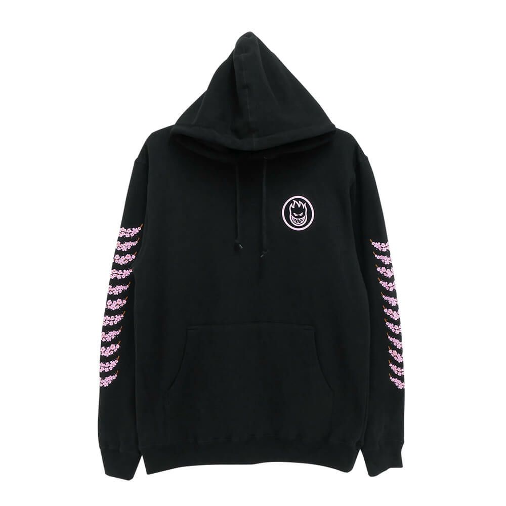 SPITFIRE HOOD スピットファイヤー パーカー YUTO HORIGOME CHERRY BLOSSOM CLASSIC BLACK スケートボード スケボー 1