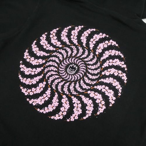 SPITFIRE HOOD スピットファイヤー パーカー YUTO HORIGOME CHERRY BLOSSOM CLASSIC BLACK スケートボード スケボー 3