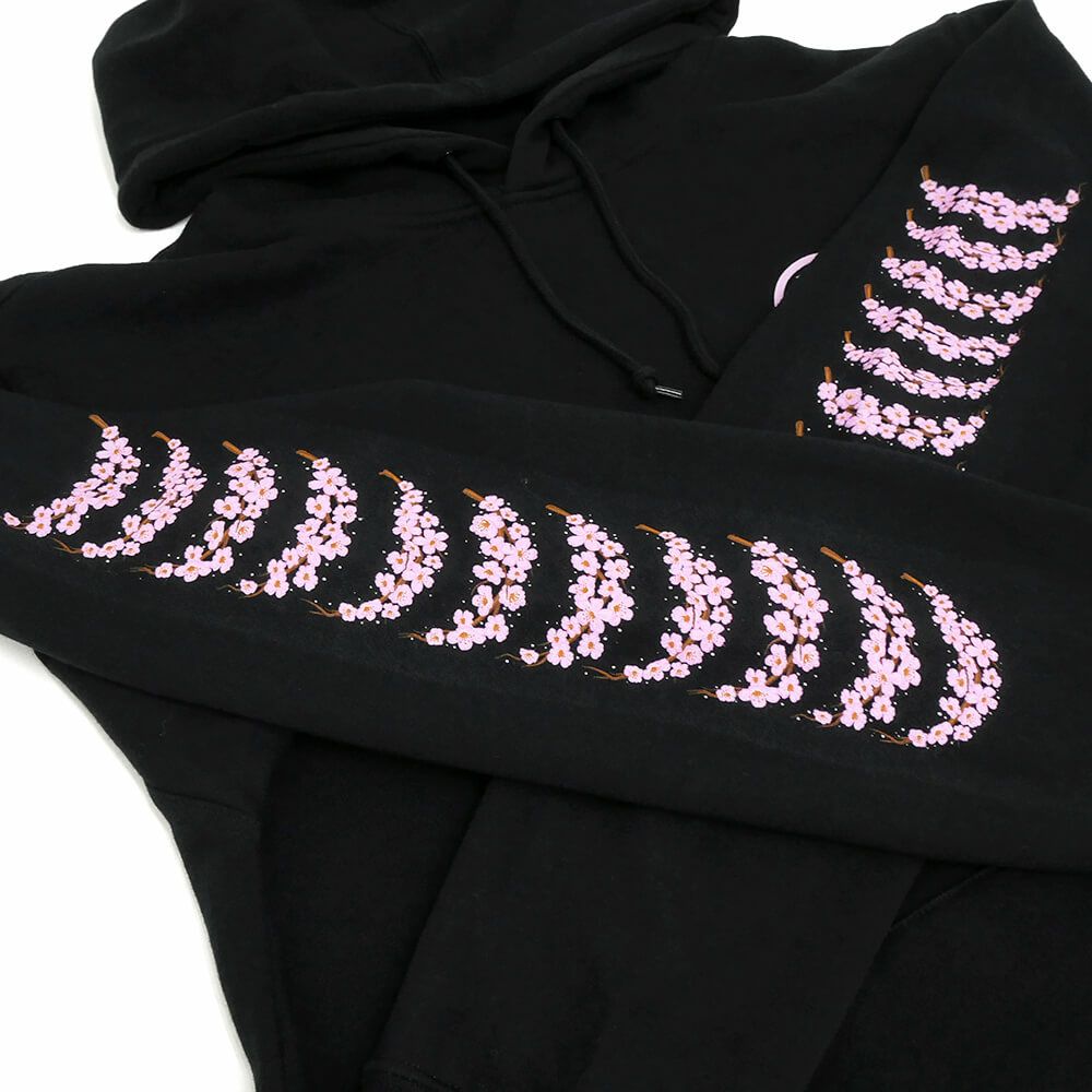 SPITFIRE HOOD スピットファイヤー パーカー YUTO HORIGOME CHERRY BLOSSOM CLASSIC BLACK スケートボード スケボー 4