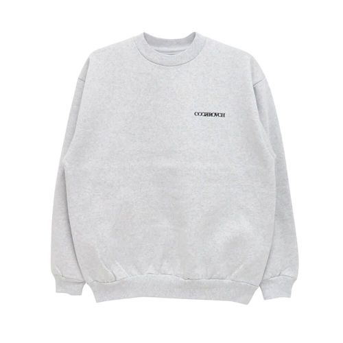 COCKROACH CREW SWEAT コックローチ トレーナー THICK WEIGHT OG LOGO STITCH GREY スケートボード スケボー 