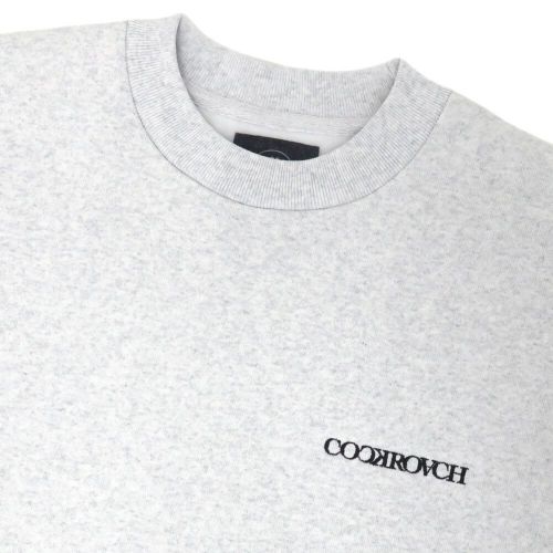 COCKROACH CREW SWEAT コックローチ トレーナー THICK WEIGHT OG LOGO STITCH GREY スケートボード スケボー 1